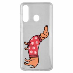 Чехол для Samsung M40 New Year's Dachshund - PrintSalon