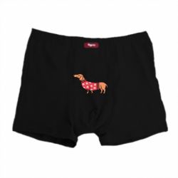 Трусы-боксеры New Year's Dachshund - PrintSalon