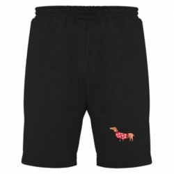 Мужские шорты New Year's Dachshund - PrintSalon