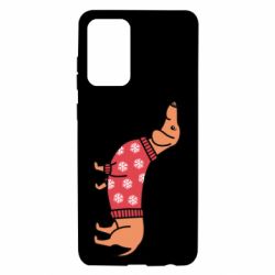 Чехол для Samsung A72 5G New Year's Dachshund - PrintSalon