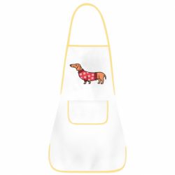 Фартук New Year's Dachshund - PrintSalon