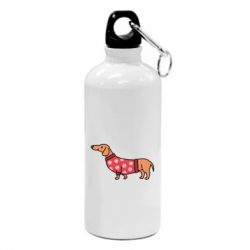 Фляга New Year's Dachshund - PrintSalon