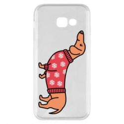 Чехол для Samsung A5 2017 New Year's Dachshund - PrintSalon