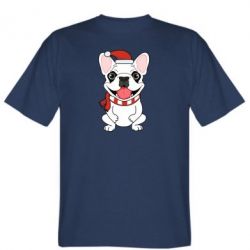Чоловіча футболка Stedman New Year's French Bulldog - PrintSalon