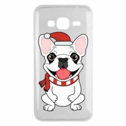 Чохол для Samsung J3 2016 New Year's French Bulldog - PrintSalon