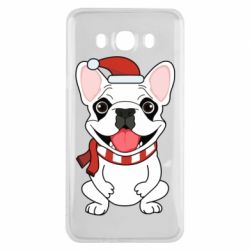 Чохол для Samsung J7 2016 New Year's French Bulldog - PrintSalon