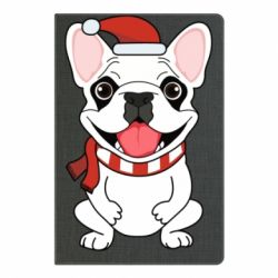 Блокнот з принтом New Year's French Bulldog