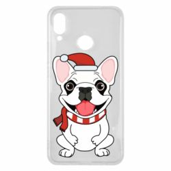 Чохол для Huawei P Smart Plus 2018 New Year's French Bulldog - PrintSalon