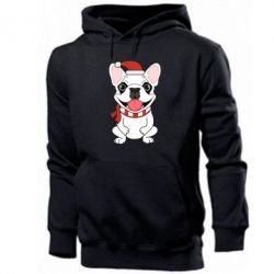 Чоловіче худі New Year's French Bulldog - PrintSalon