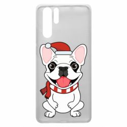 Чохол для Huawei P30 Pro New Year's French Bulldog - PrintSalon