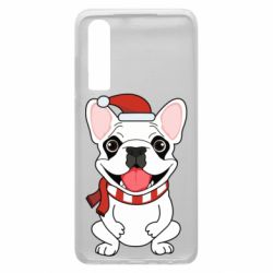 Чохол для Huawei P30 New Year's French Bulldog - PrintSalon