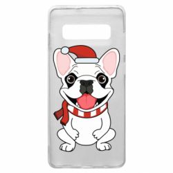 Чохол для Samsung S10+ New Year's French Bulldog - PrintSalon