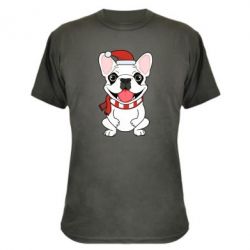 Камуфляжна футболка New Year's French Bulldog - PrintSalon