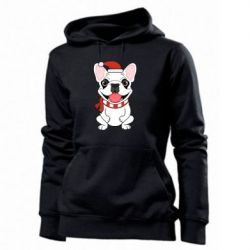 Худі жіноче New Year's French Bulldog - PrintSalon