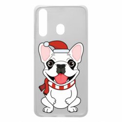 Чохол для Samsung A60 New Year's French Bulldog - PrintSalon