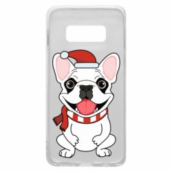 Чохол для Samsung S10e New Year's French Bulldog - PrintSalon