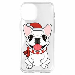 Чохол для iPhone 12 mini New Year's French Bulldog - PrintSalon
