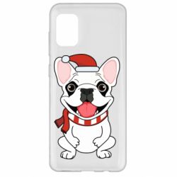 Чохол для Samsung A31 New Year's French Bulldog - PrintSalon