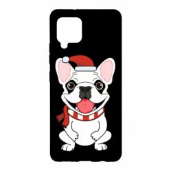 Чохол для Samsung A42 5G New Year's French Bulldog - PrintSalon