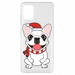 Чохол для Samsung A51 New Year's French Bulldog - PrintSalon