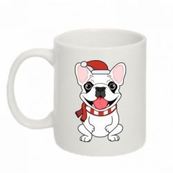 Чашка 320ml New Year's French Bulldog