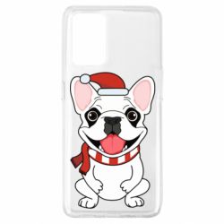 Чохол для Oppo A74 4G New Year's French Bulldog - PrintSalon