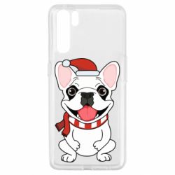 Чохол для Oppo A91 / Reno3New Year's French Bulldog - PrintSalon