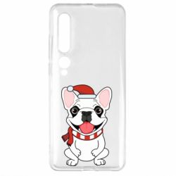 Чохол для Xiaomi Mi10 / 10 Pro New Year's French Bulldog - PrintSalon