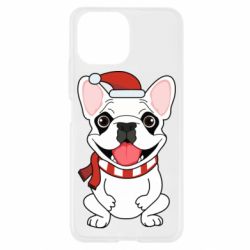 Чохол для Xiaomi Mi11 Lite New Year's French Bulldog - PrintSalon