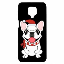 Чохол для Xiaomi Redmi Note 9S / 9Pro / 9Pro Max New Year's French Bulldog - PrintSalon