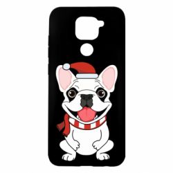 Чохол для Xiaomi Redmi Note 9 / Redmi 10X New Year's French Bulldog - PrintSalon