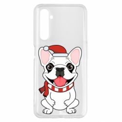 Чохол для Realme 6 Pro New Year's French Bulldog - PrintSalon