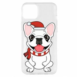 Чохол для iPhone 14 Plus New Year's French Bulldog - PrintSalon