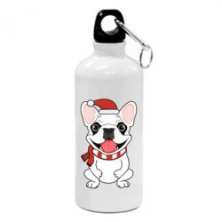 Фляга New Year's French Bulldog - PrintSalon