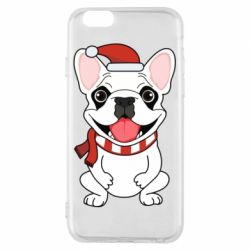 Чохол для iPhone 6/6S New Year's French Bulldog - PrintSalon