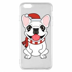 Чохол для iPhone 6 Plus/6S Plus New Year's French Bulldog - PrintSalon
