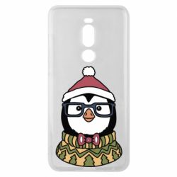 Чехол для Meizu Note 8 New Year's Penguin - PrintSalon