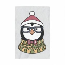 Полотенце с принтом New Year's Penguin - PrintSalon