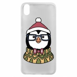 Чехол для Xiaomi Redmi 7A New Year's Penguin - PrintSalon