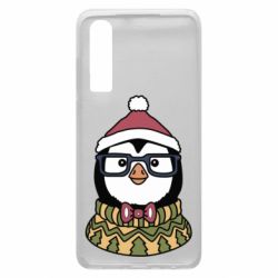 Чехол для Huawei P30 New Year's Penguin - PrintSalon