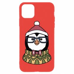 Чехол для iPhone 11 New Year's Penguin - PrintSalon