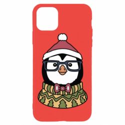 Чехол для iPhone 11 Pro New Year's Penguin - PrintSalon