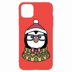 Чехол для iPhone 11 Pro Max New Year's Penguin - PrintSalon
