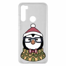 Чехол для Xiaomi Redmi Note 8 New Year's Penguin - PrintSalon