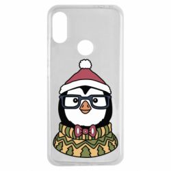Чехол для Xiaomi Redmi Note 7 New Year's Penguin - PrintSalon