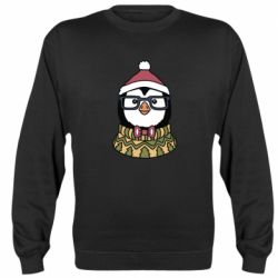 Cвитшот New Year's Penguin - PrintSalon