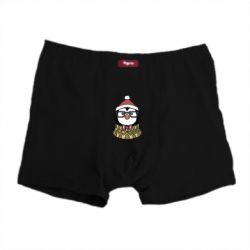 Трусы-боксеры New Year's Penguin - PrintSalon