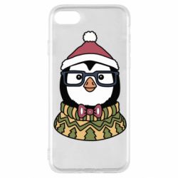 Чехол для iPhone SE 2022 New Year's Penguin - PrintSalon