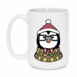 Чашка 420ml New Year's Penguin - PrintSalon