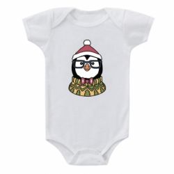 Детский бодик New Year's Penguin - PrintSalon